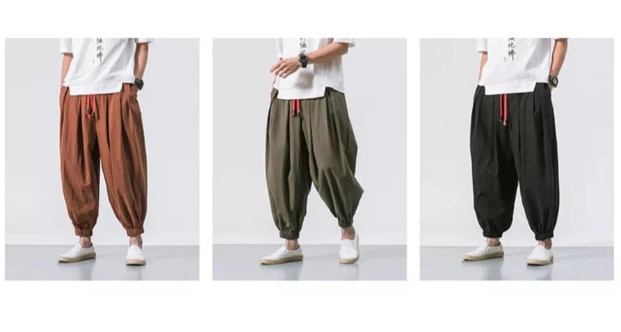 Toji type Oversized Men Loose Harem Pants