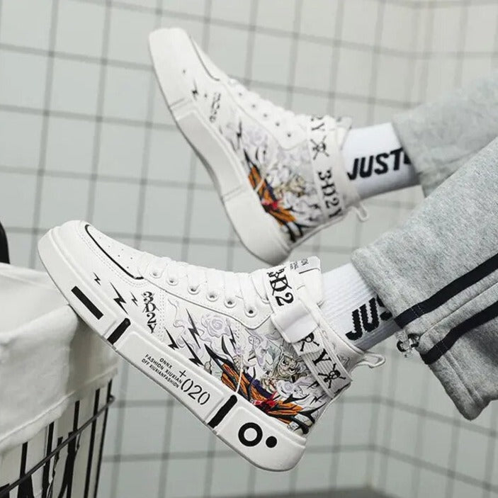 Luffy Gear 5 High Top Shoes