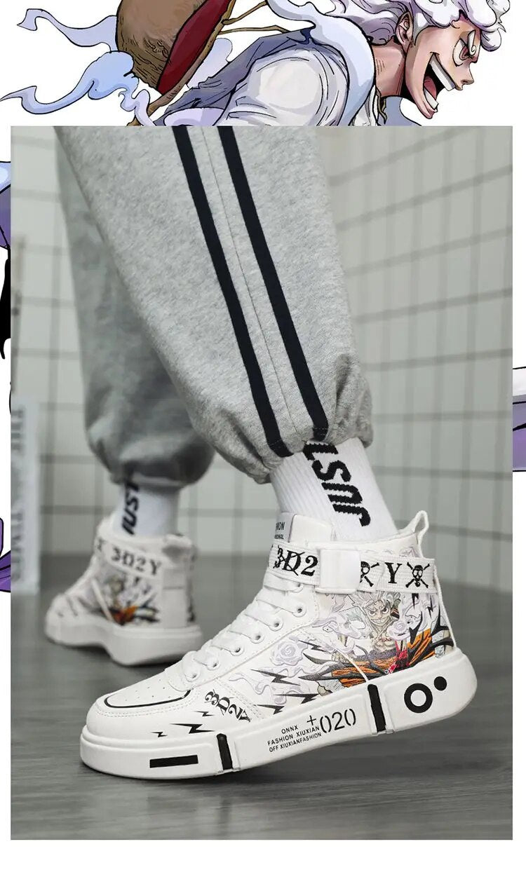 Luffy Gear 5 High Top Shoes