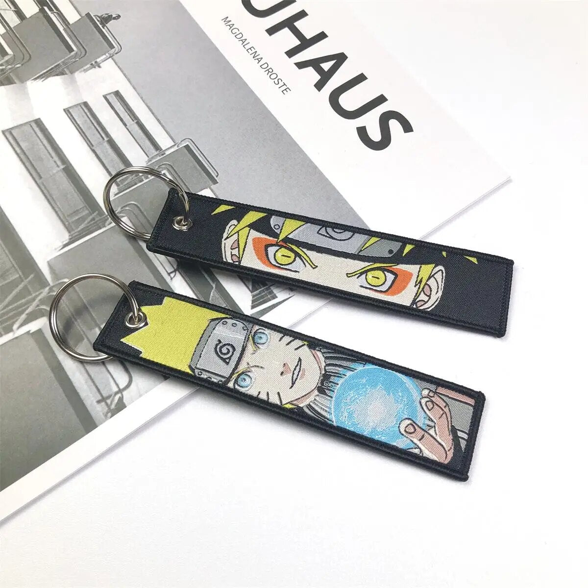 Anime Embroidery Keychain 2