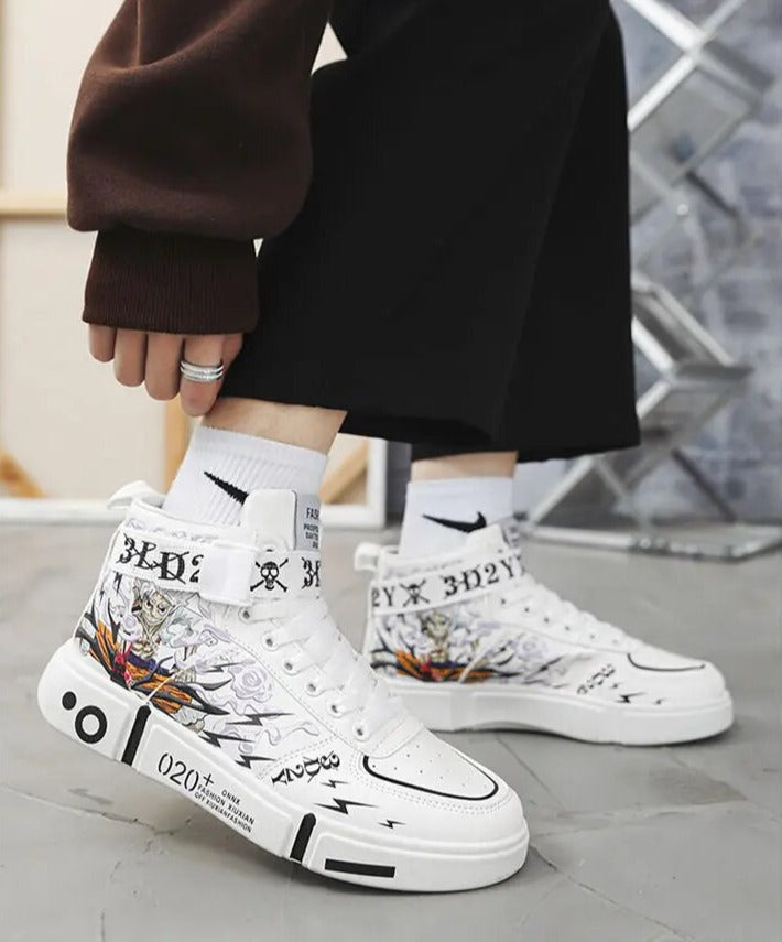 Luffy Gear 5 High Top Shoes