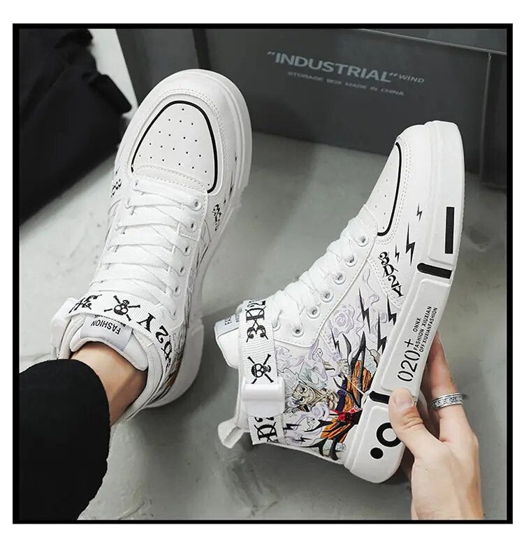 Luffy Gear 5 High Top Shoes