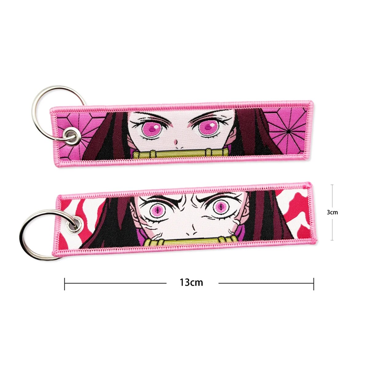 Anime Embroidery Keychain 2