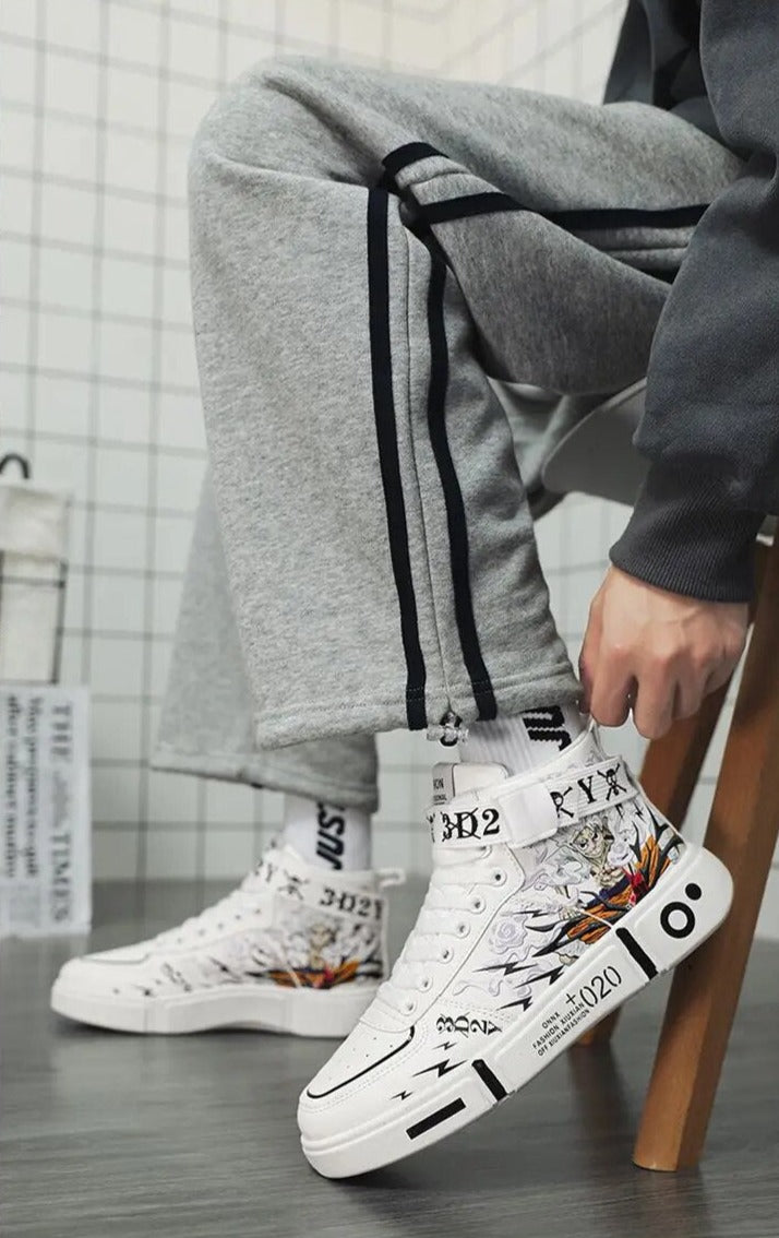 Luffy Gear 5 High Top Shoes