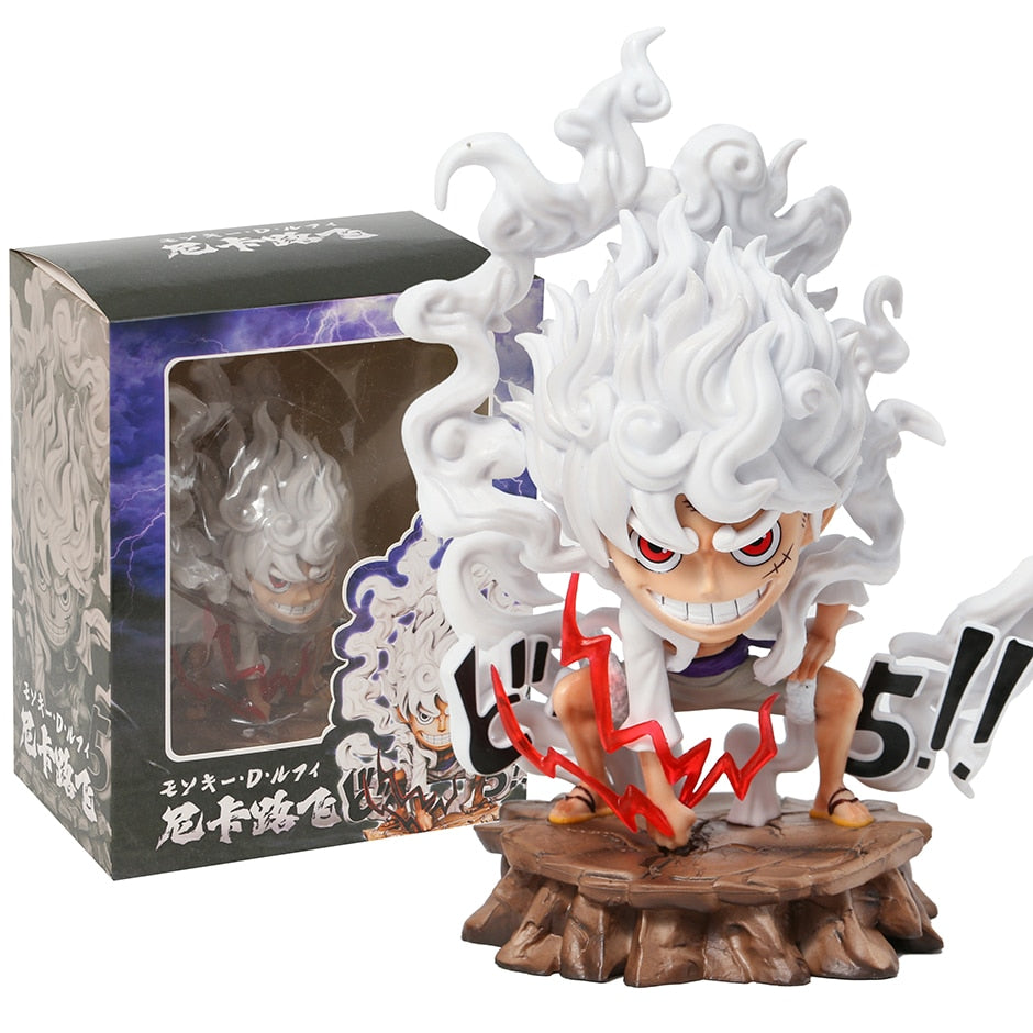 Luffy Gear 5 Sun God Nika Chibi Figure