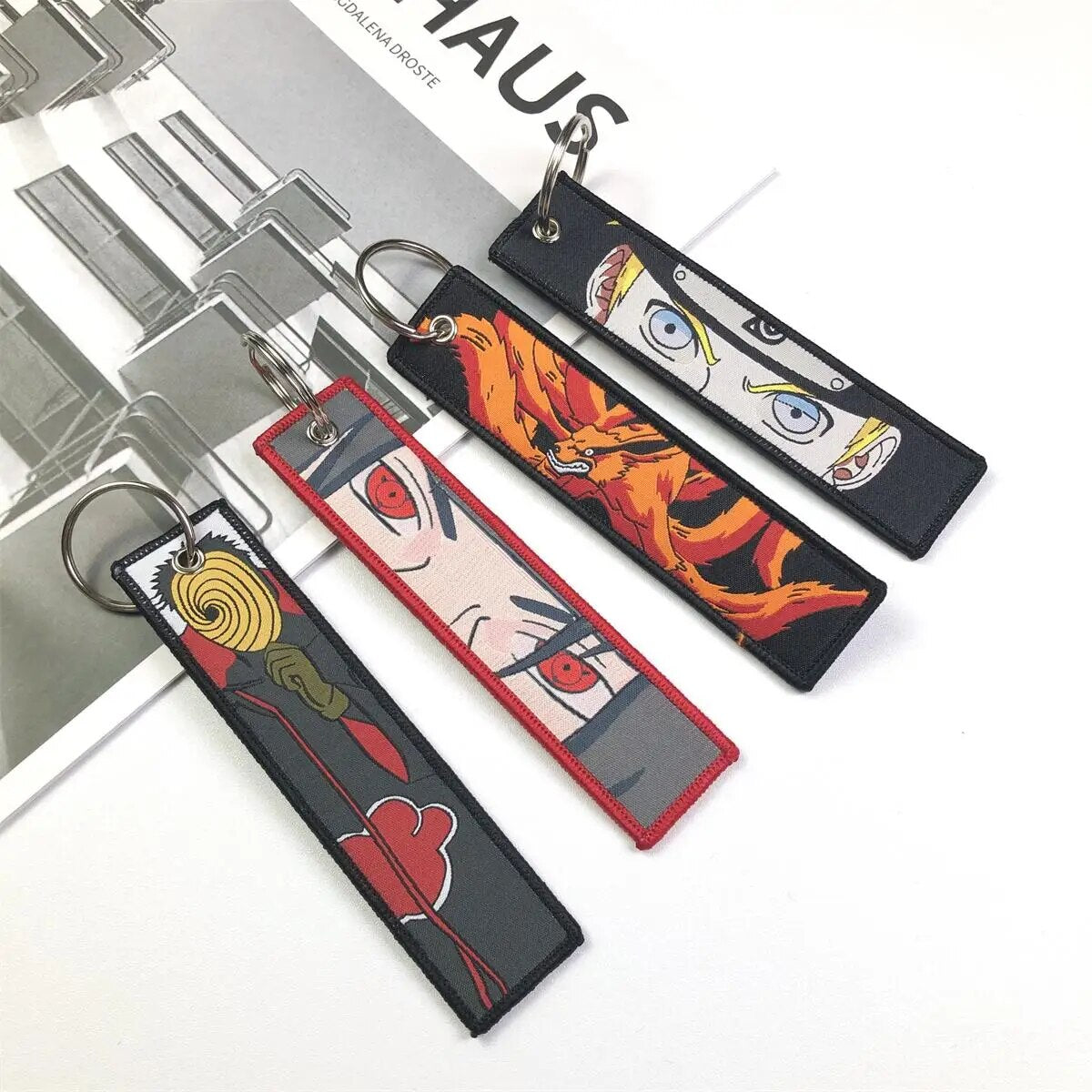 Anime Embroidery Keychain 2