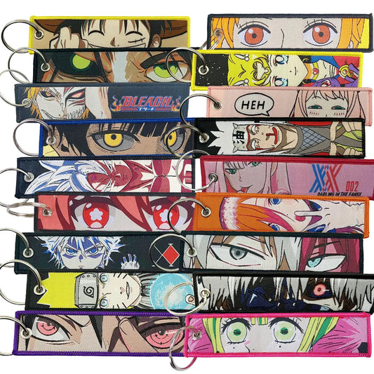 Anime Embroidery Keychain 2
