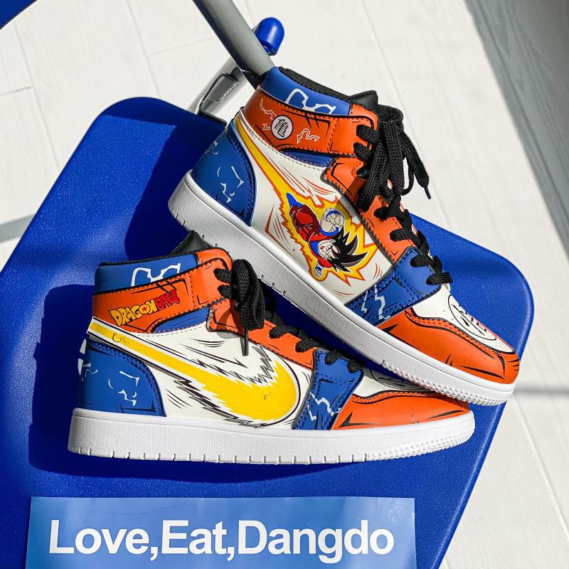 DBZ Orange High Top Shoes