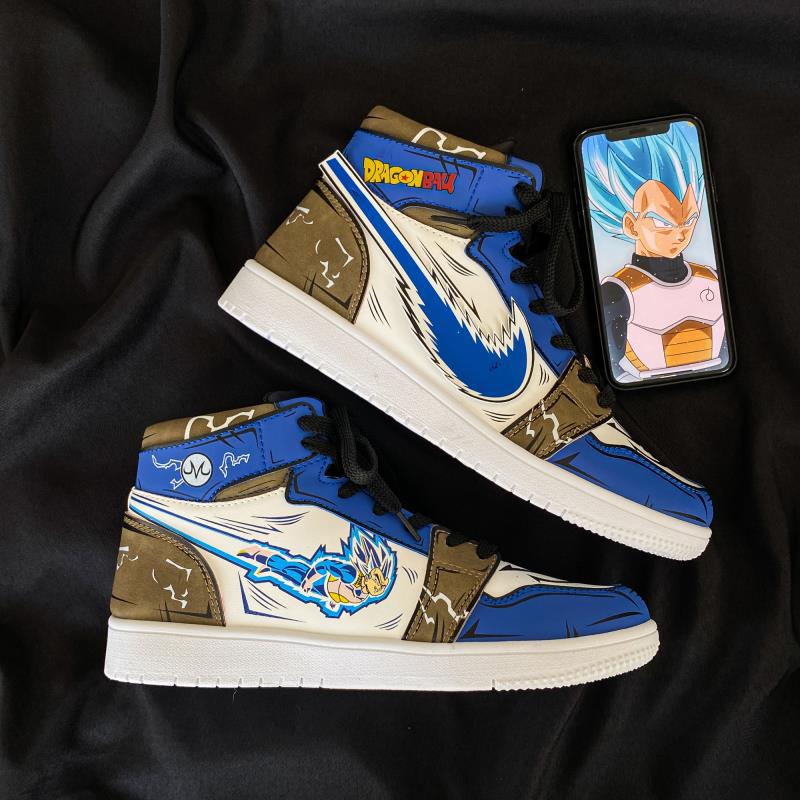 DBZ Blue High Top Shoes