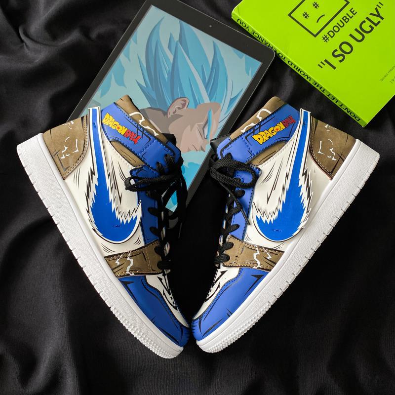 DBZ Blue High Top Shoes