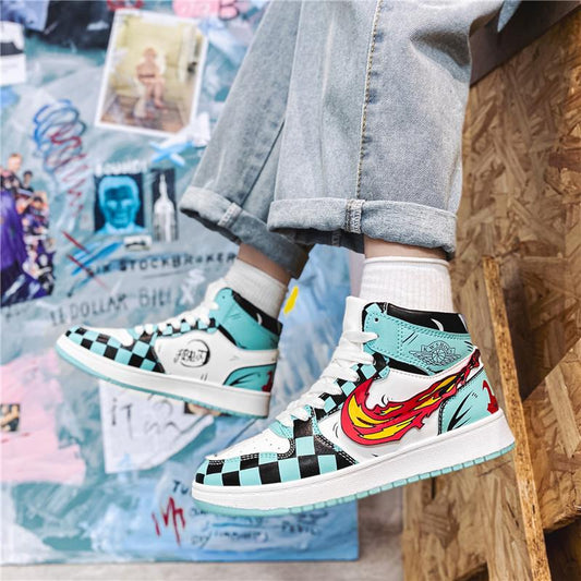 HIGH TOP TANJIRO FIRE SHOES