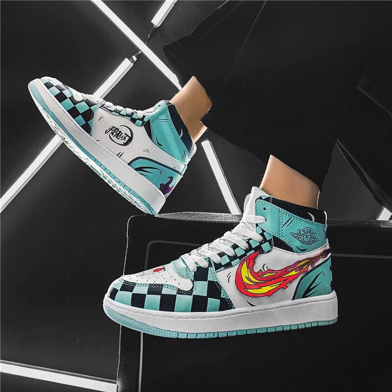 HIGH TOP TANJIRO FIRE SHOES