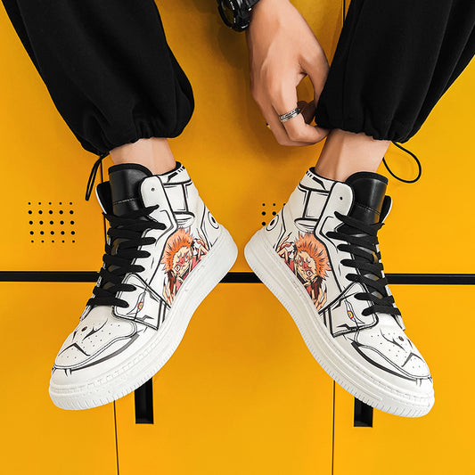 Sukuna High Top Shoes Jujutsu Kaisen