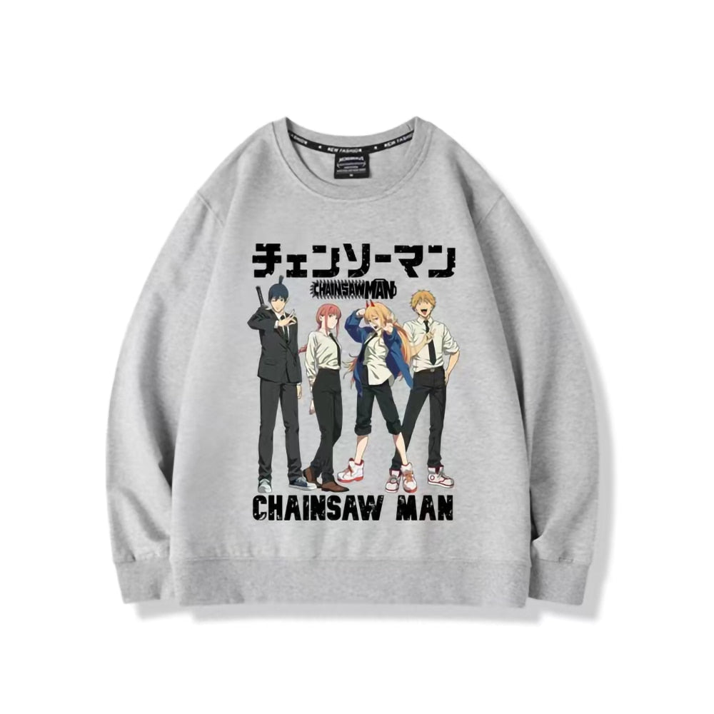 Chainsaw Man Anime Crewnecks