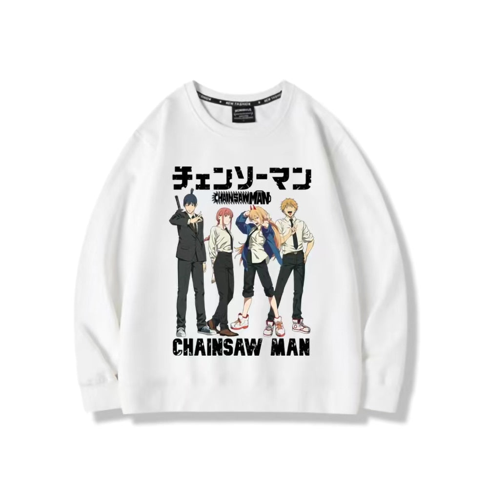 Chainsaw Man Anime Crewnecks