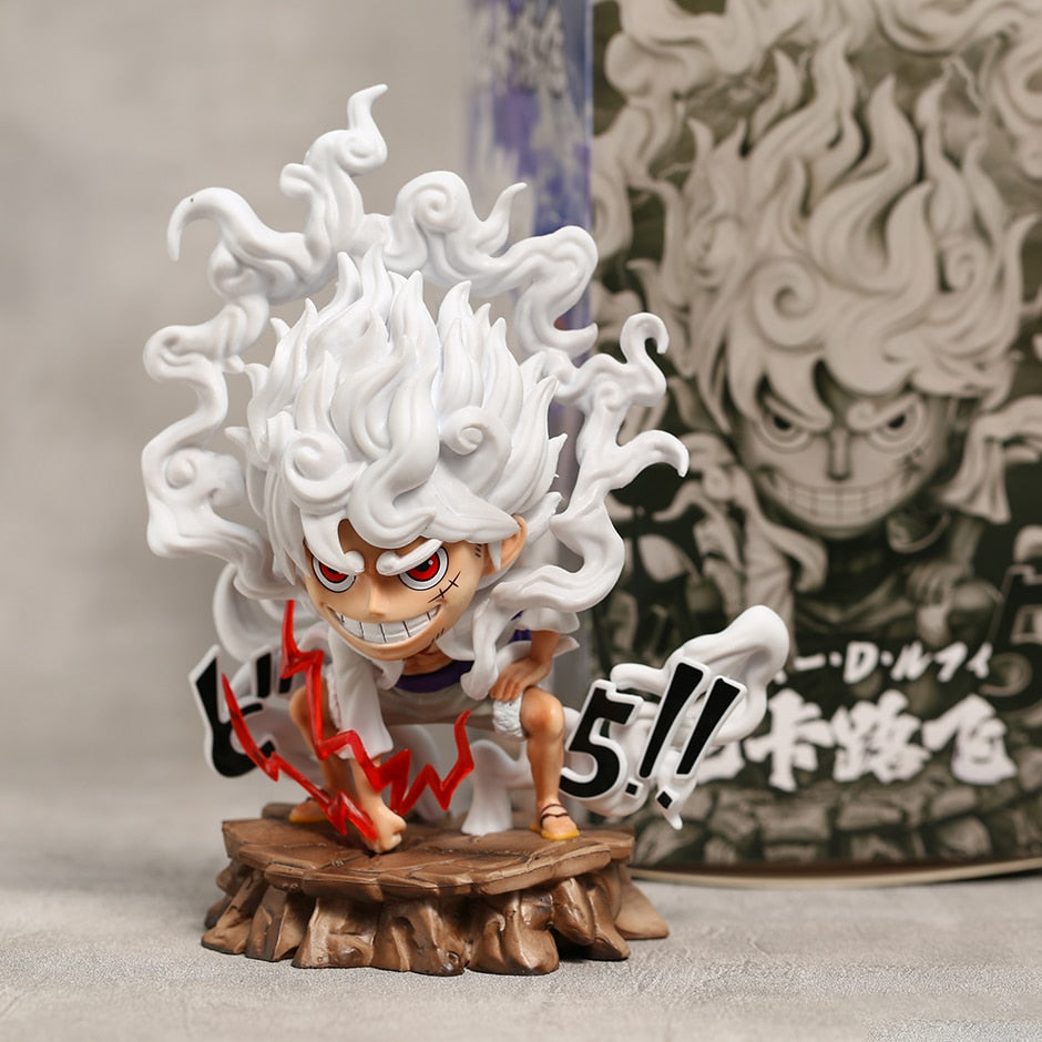 Luffy Gear 5 Sun God Nika Chibi Figure