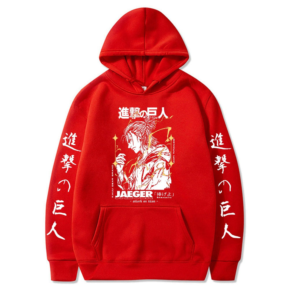 Attack on Titan Hoodie Eren Yeager Powered Up