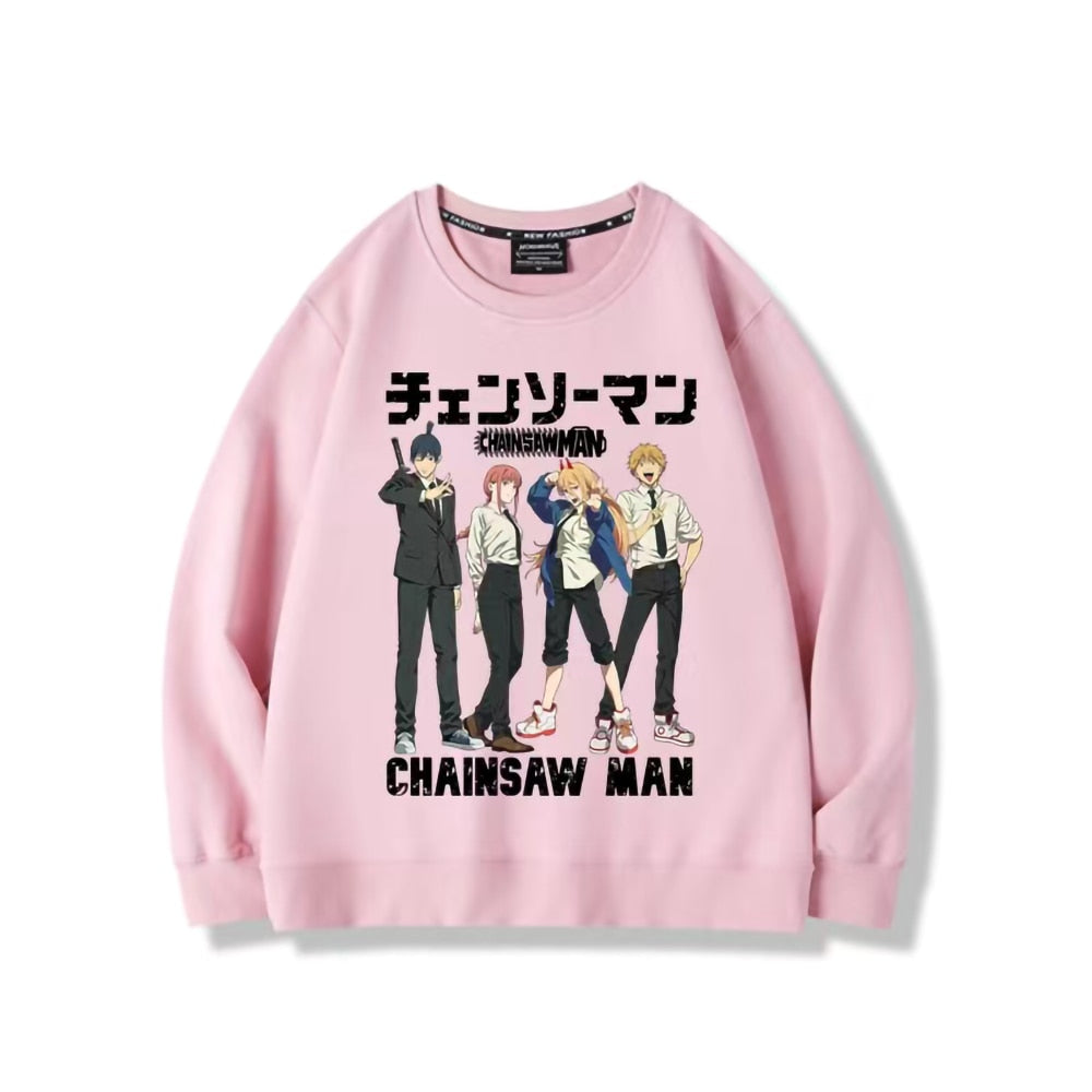Chainsaw Man Anime Crewnecks