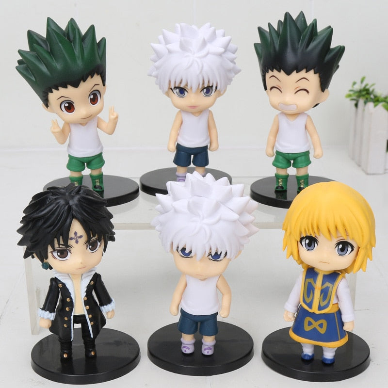 Hunter x Hunter Anime Chibi Figure Toys Gon, Killua  and more