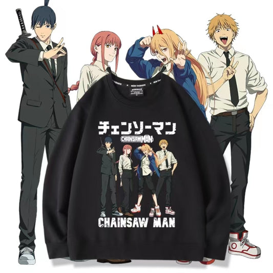 Chainsaw Man Anime Crewnecks
