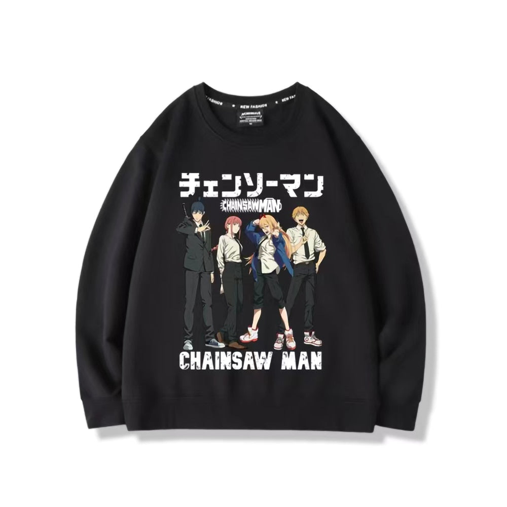 Chainsaw Man Anime Crewnecks