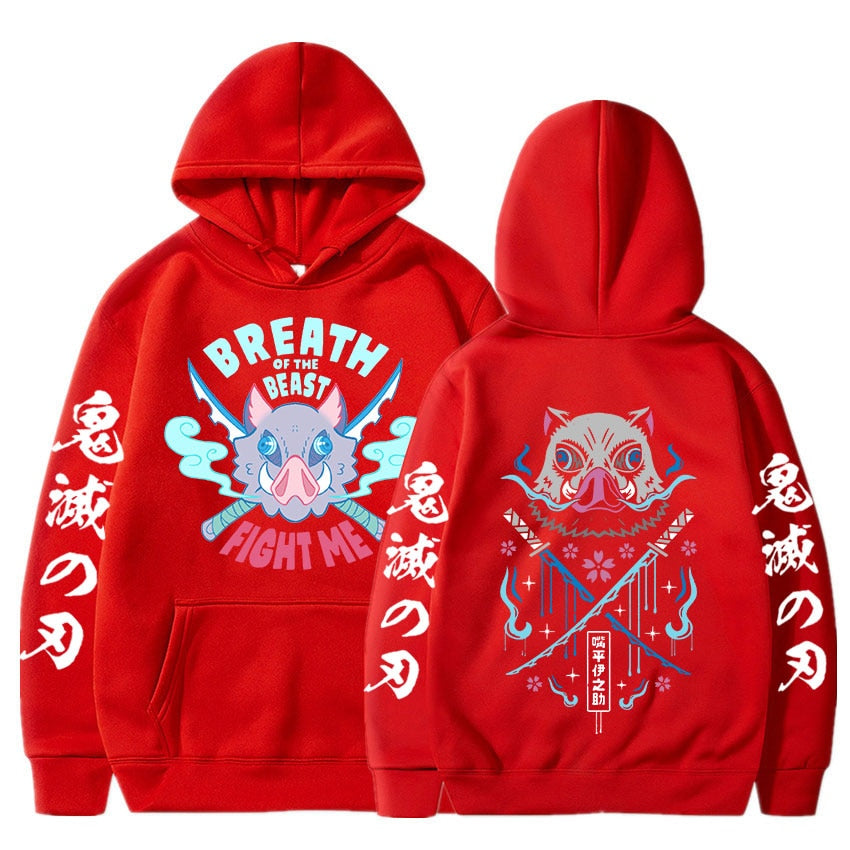 Demon Slayer Inosuke Hoodie