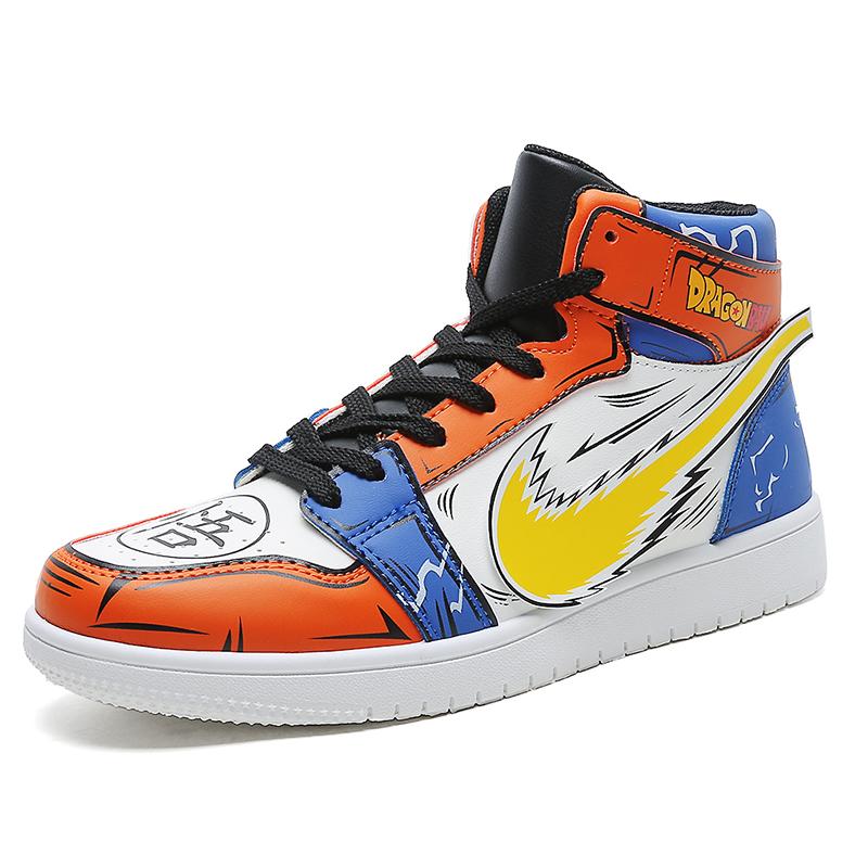 DBZ Orange High Top Shoes