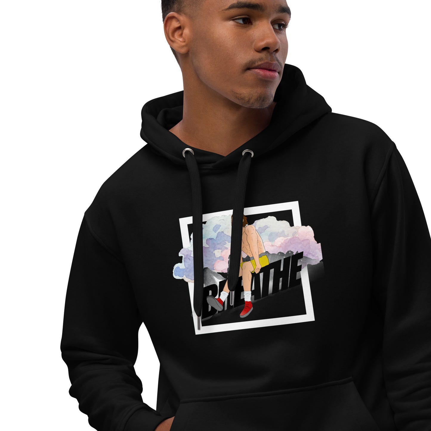 Original Artwork Animeweebcity "Breathe" Hoodie