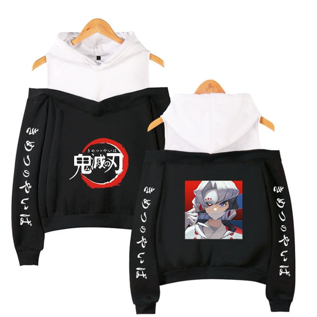 Nezuko Off Shoulder Hoodie