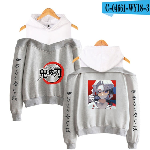 Nezuko Off Shoulder Hoodie
