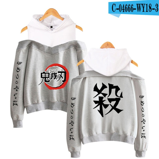 Nezuko Off Shoulder Hoodie