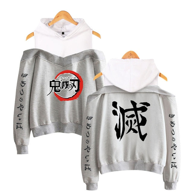 Nezuko Off Shoulder Hoodie