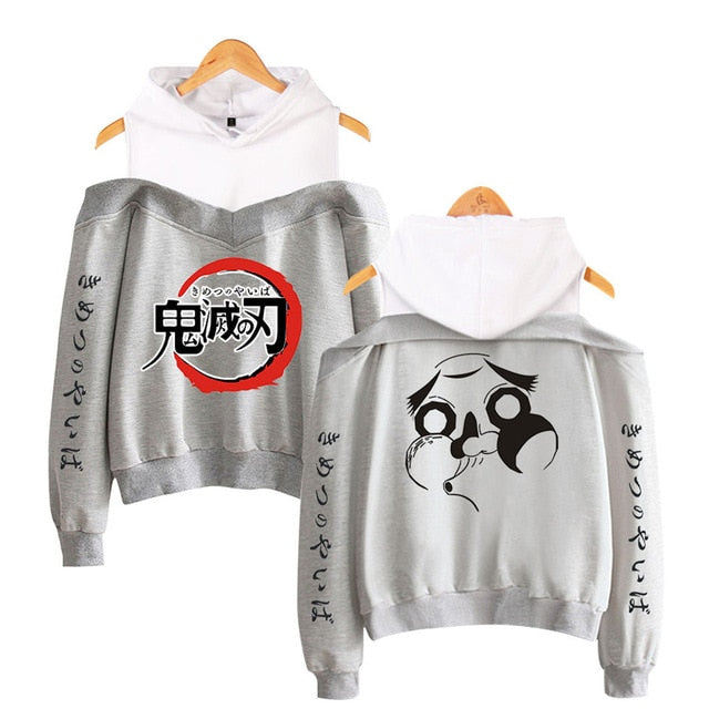 Nezuko Off Shoulder Hoodie