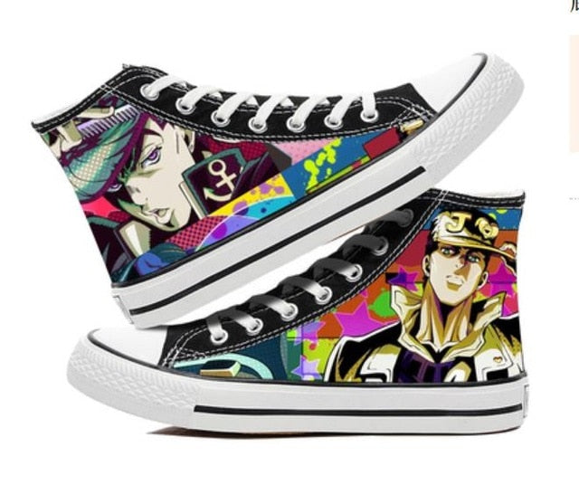 JoJo's Bizarre Adventure Converse Style Shoes