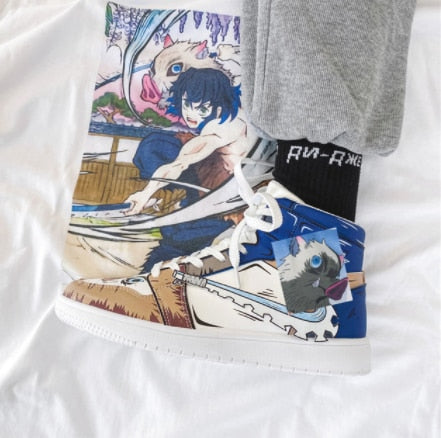 Inosuke Hashibira High Top Shoes