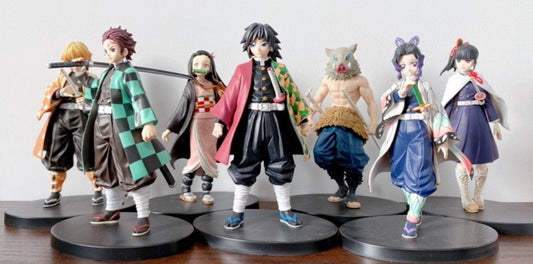 Tanjiro Nezuko Zenitsu and more Figures (Mulitple Characters)