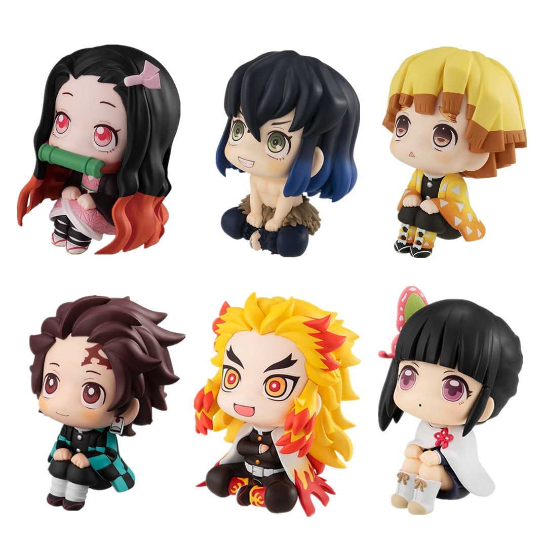 Tanjiro Nezuko Zenitsu and more Full Assortment 6 Pieces Figures