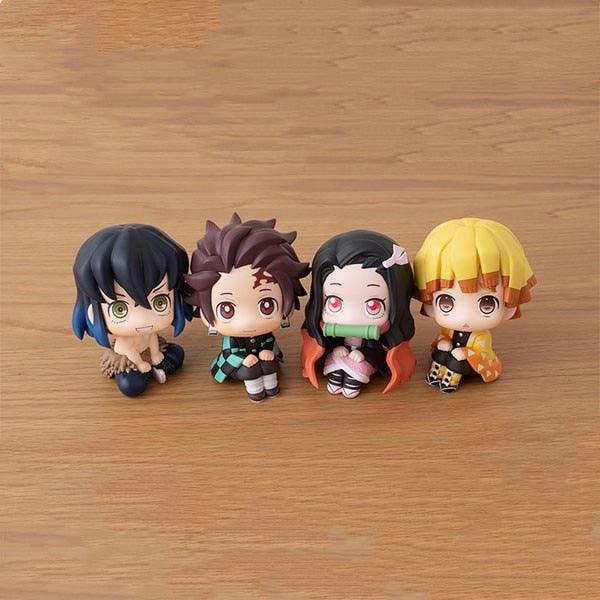 Tanjiro Nezuko Zenitsu and more Full Assortment 6 Pieces Figures
