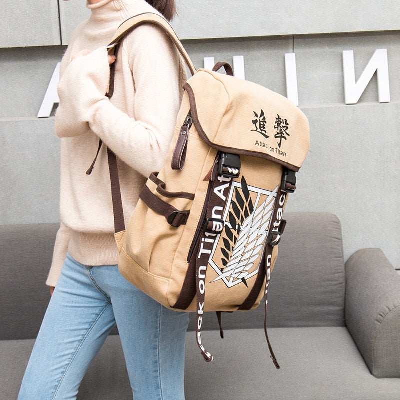 Attack On Titan Khaki Backpack