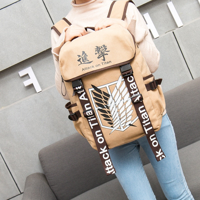 Attack On Titan Khaki Backpack