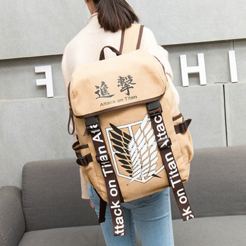 Attack On Titan Khaki Backpack