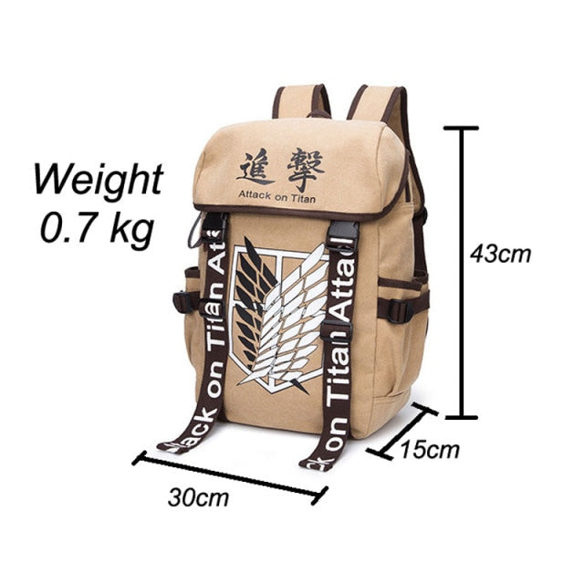 Attack On Titan Khaki Backpack