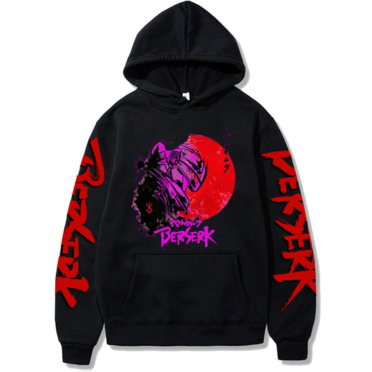 Berserk Guts Red Moon Hoodie