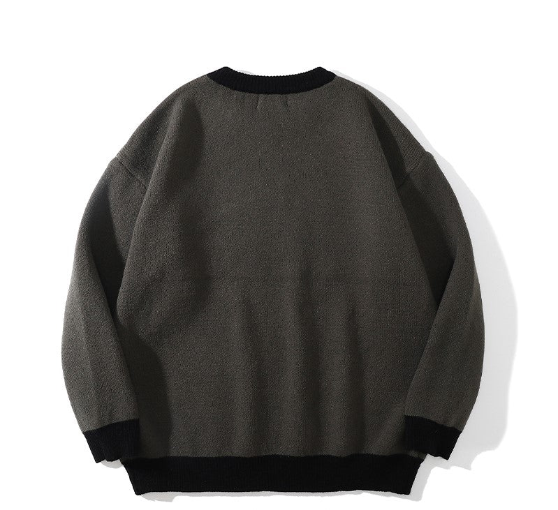 GEESA Oversized Anime Crewneck Sweater