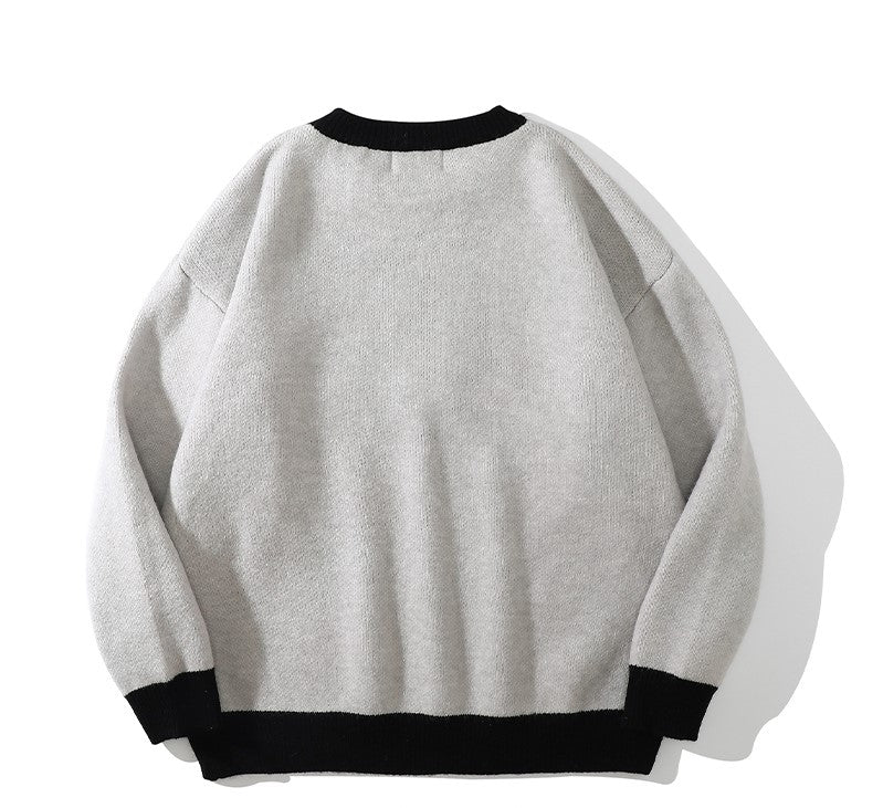 GEESA Oversized Anime Crewneck Sweater