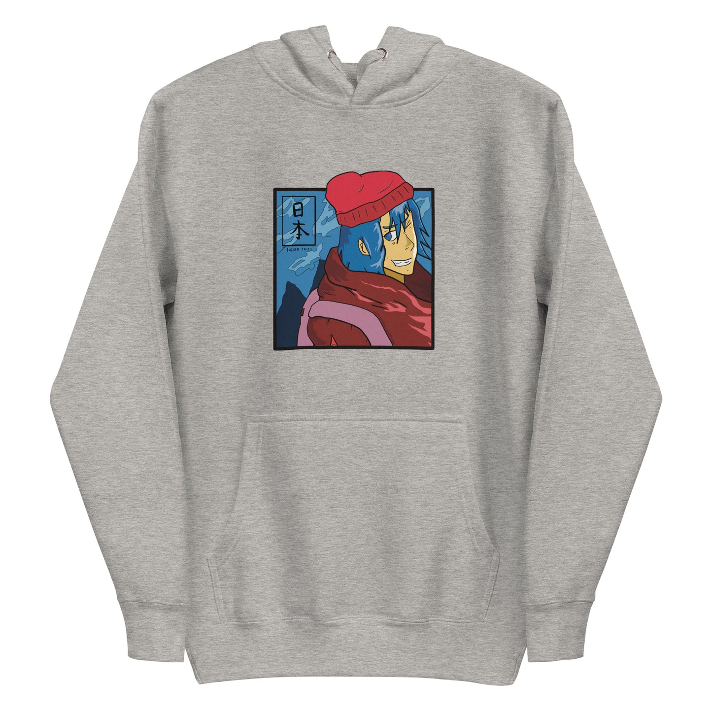 Original Artwork Anime Inspired Japan Winter Hoodie