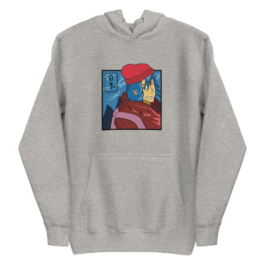 Original Artwork Anime Inspired Japan Winter Hoodie