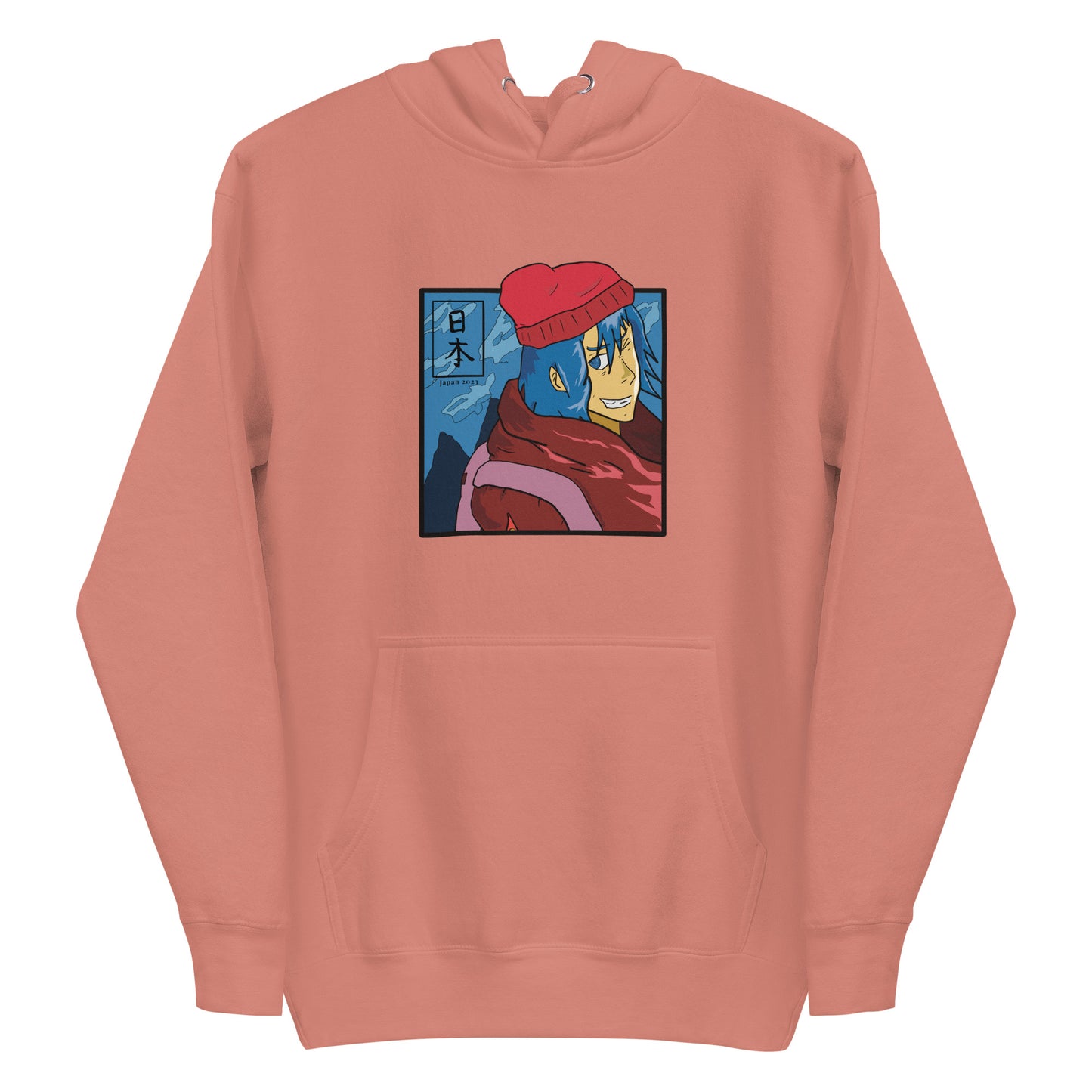 Original Artwork Anime Inspired Japan Winter Hoodie