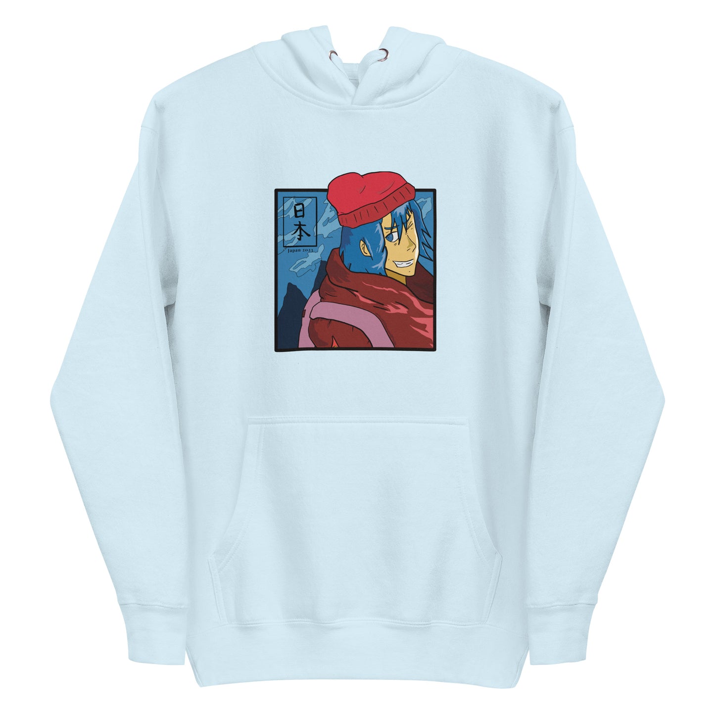 Original Artwork Anime Inspired Japan Winter Hoodie